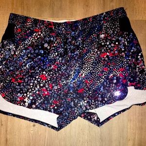 Multi colored champion running shorts